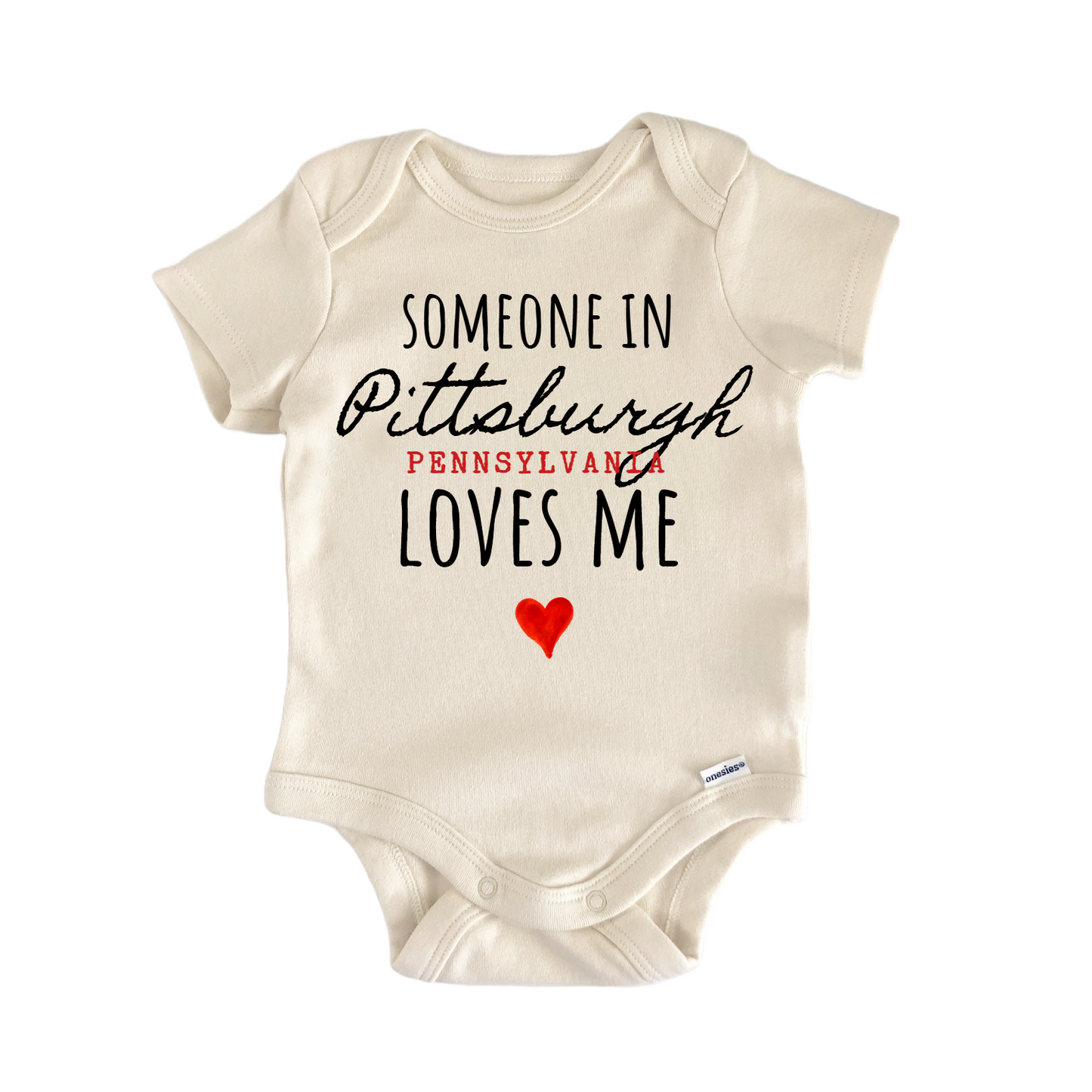 Pittsburgh Pennsylvania Baby Gift Baby Bodysuit