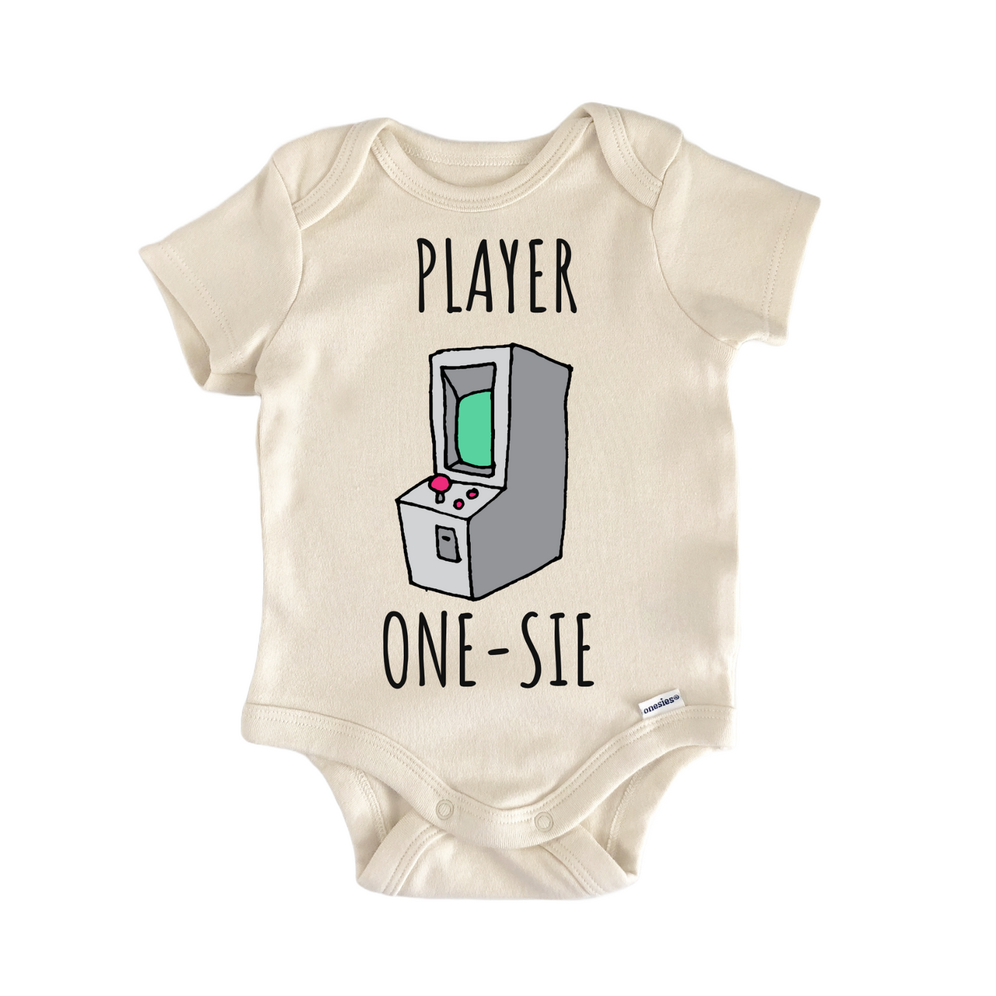Player 1 Arcade Gaming Baby Gift Baby Bodysuit