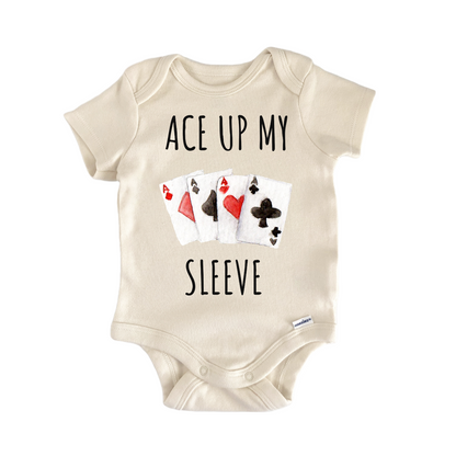 Playing Cards Poker Texas Holdem Baby Gift Baby Bodysuit