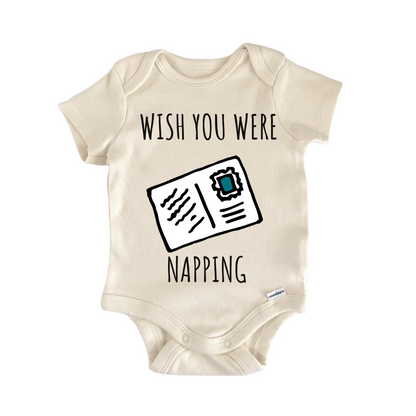Postcard Travel Adventure Airplane Baby Gift Baby Bodysuit