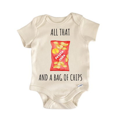 Potato Chips Potato Snack Baby Gift Baby Bodysuit