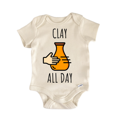 Pottery Making Clay Ceramic Baby Gift Baby Bodysuit