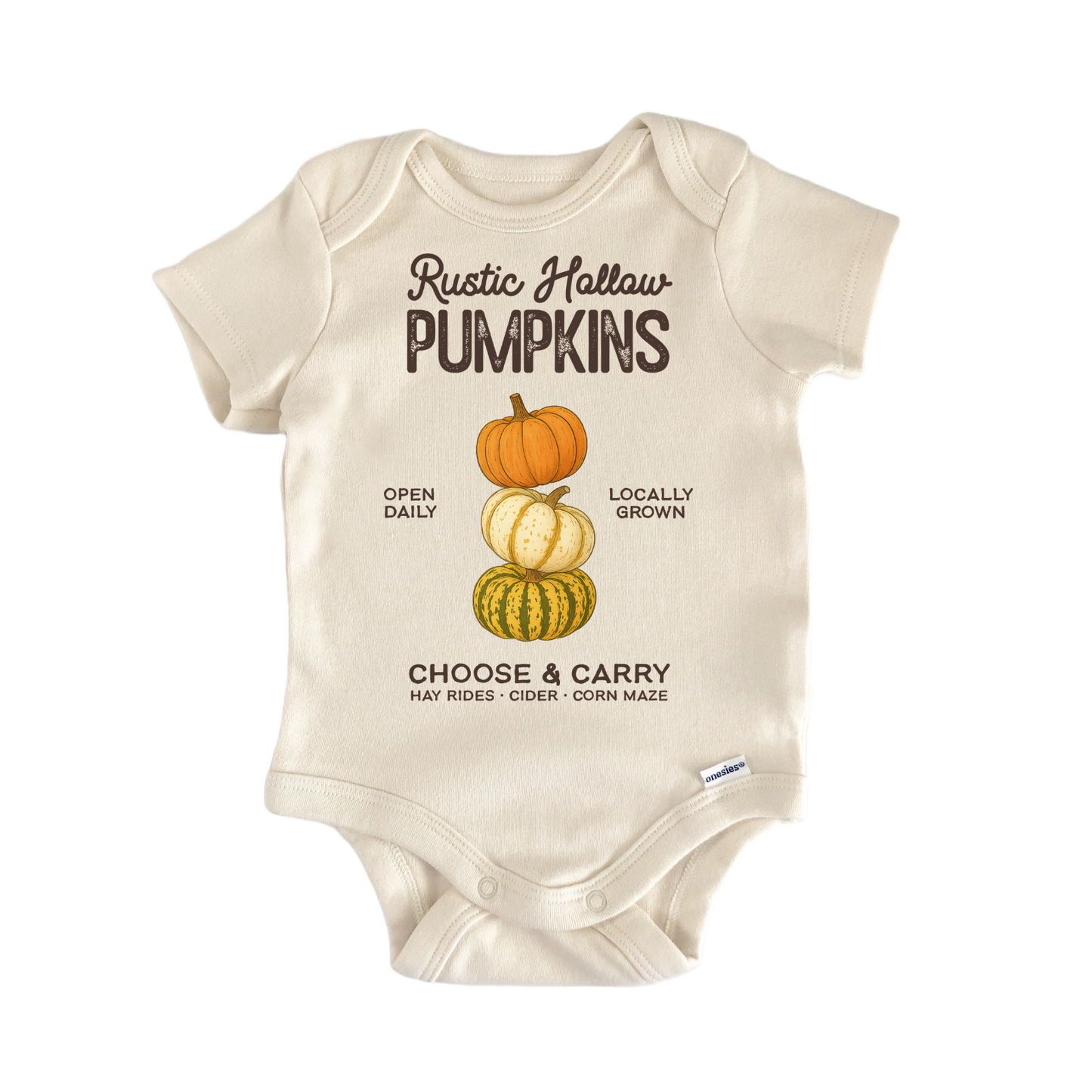Pumpkin Picking Fall Patch Baby Gift Baby Bodysuit