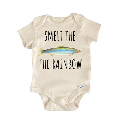 Rainbow Smelt Fish Freshwater Fishing Baby Gift Baby Bodysuit