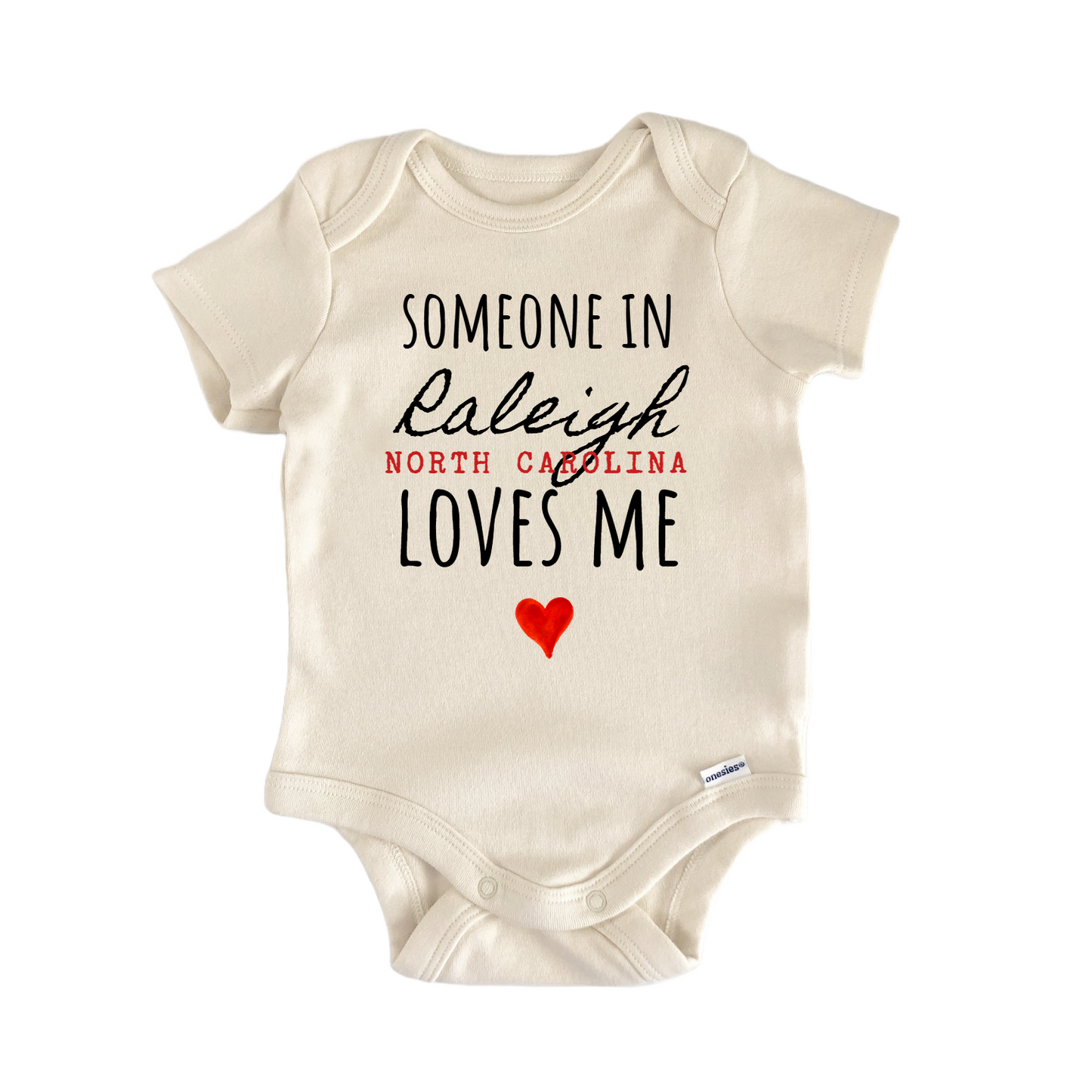 Raleigh North Carolina Baby Gift Baby Bodysuit