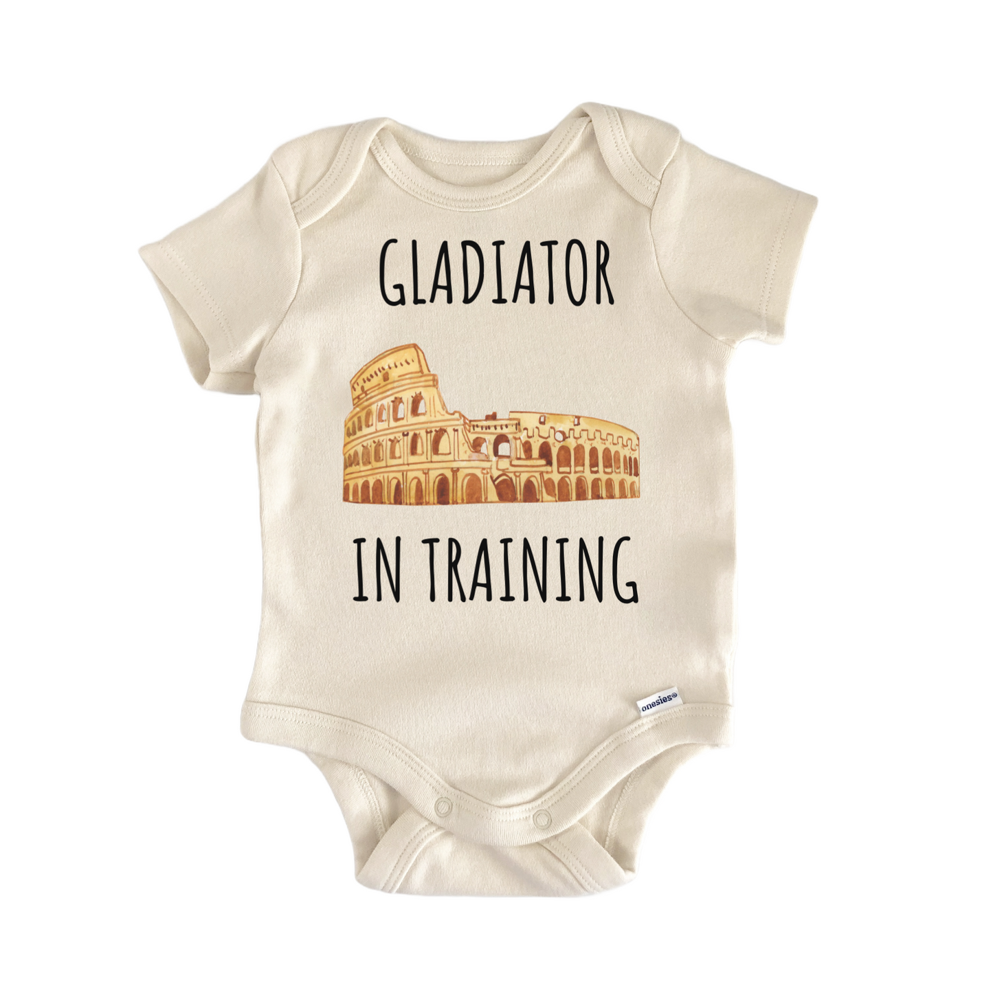 Rome Colosseum Gladiator Italy Baby Gift Baby Bodysuit