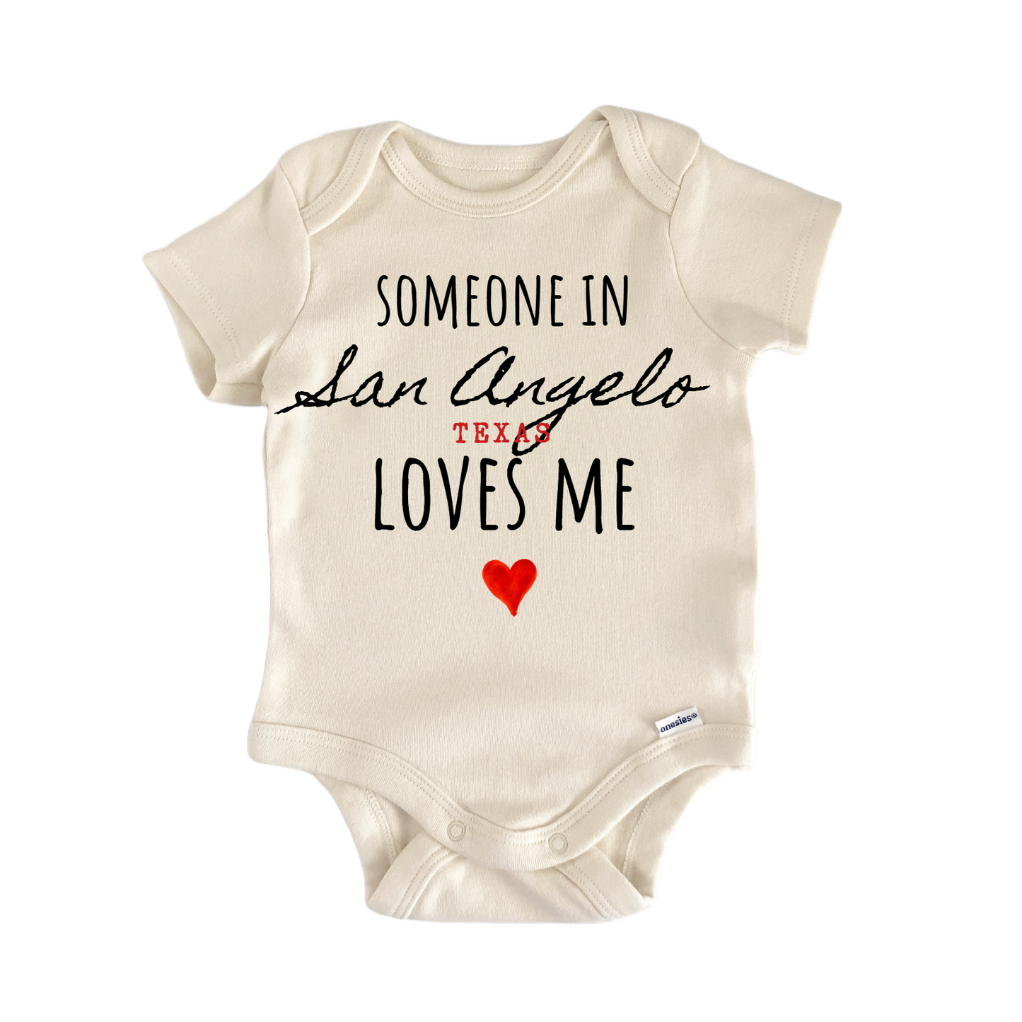 San Angelo Texas Baby Gift Baby Bodysuit
