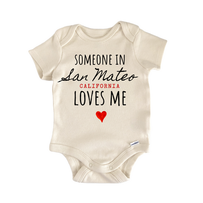 San Mateo California Baby Gift Baby Bodysuit