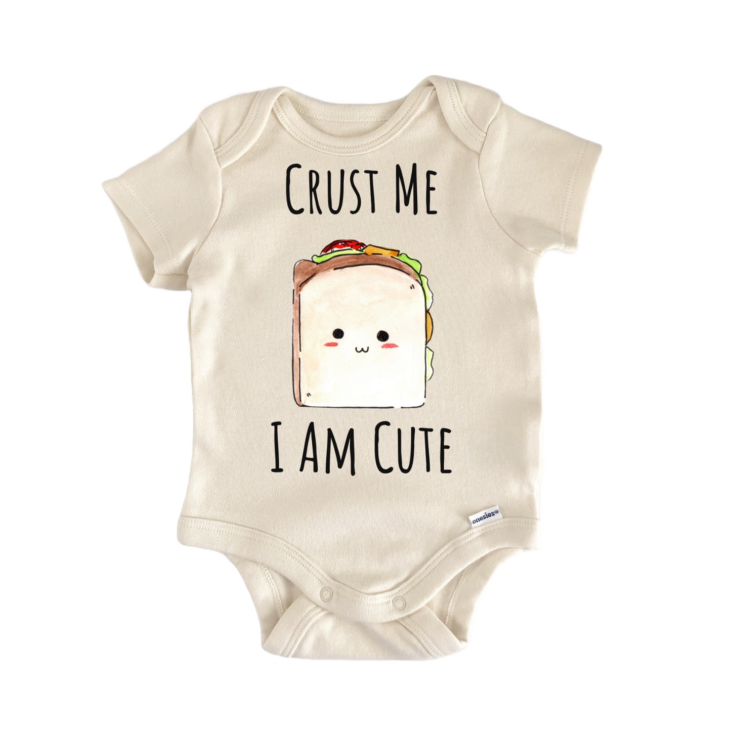 Sandwich Crust Deli Meat Slices Baby Gift Baby Bodysuit