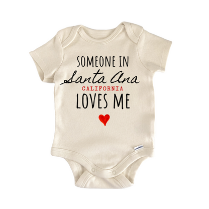 Santa Ana California Baby Gift Baby Bodysuit
