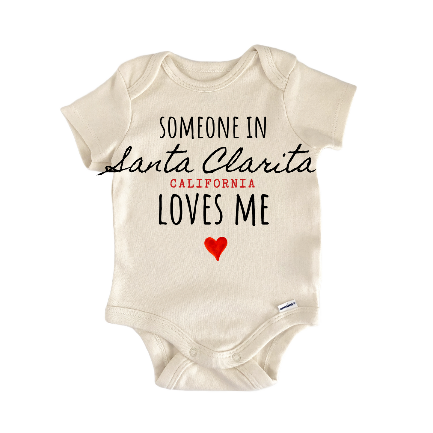 Santa Clarita California Baby Gift Baby Bodysuit