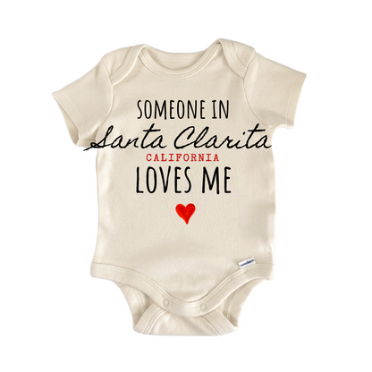 Santa Clarita California Baby Gift Baby Bodysuit