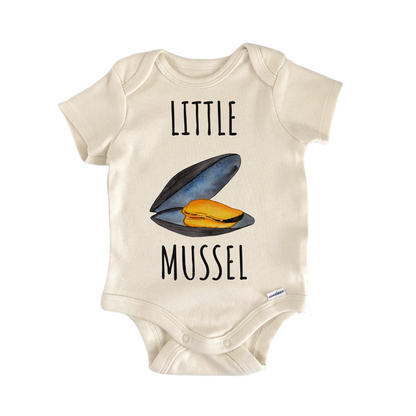 Seafood Mussel Shell Baby Gift Baby Bodysuit