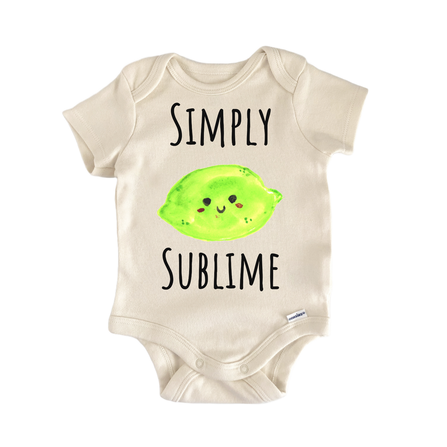 Lime Fruit Tropical Zest Baby Gift Baby Bodysuit