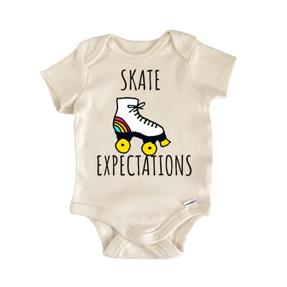 Skate Roller Inline Skates Baby Gift Baby Bodysuit
