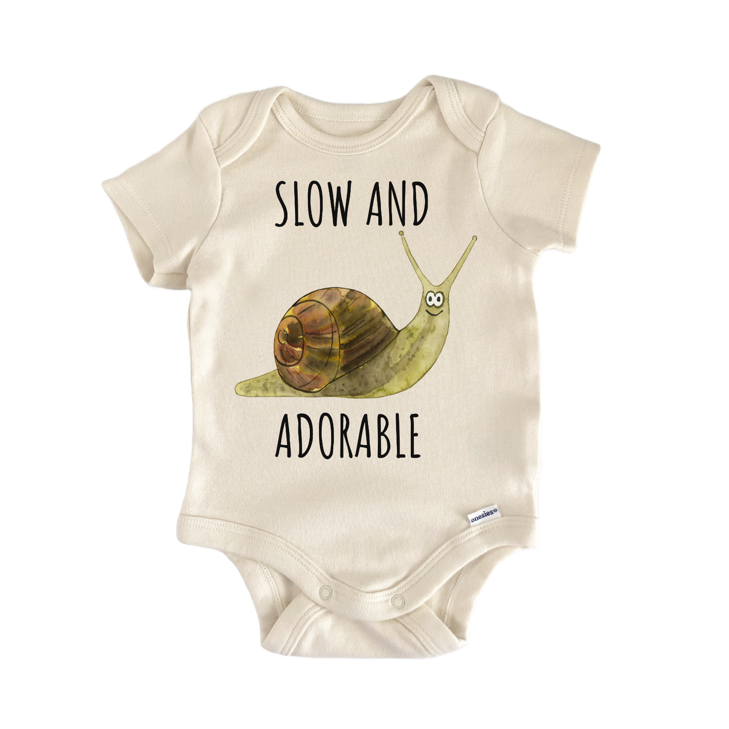 Slow Snail Baby Gift Baby Bodysuit