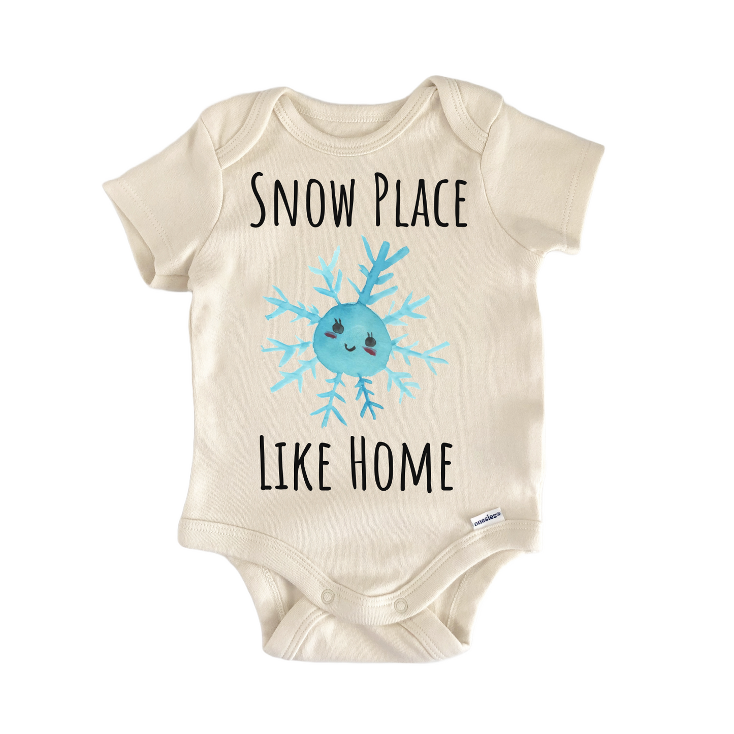 Snowflake Snow Home Winter Baby Gift Baby Bodysuit