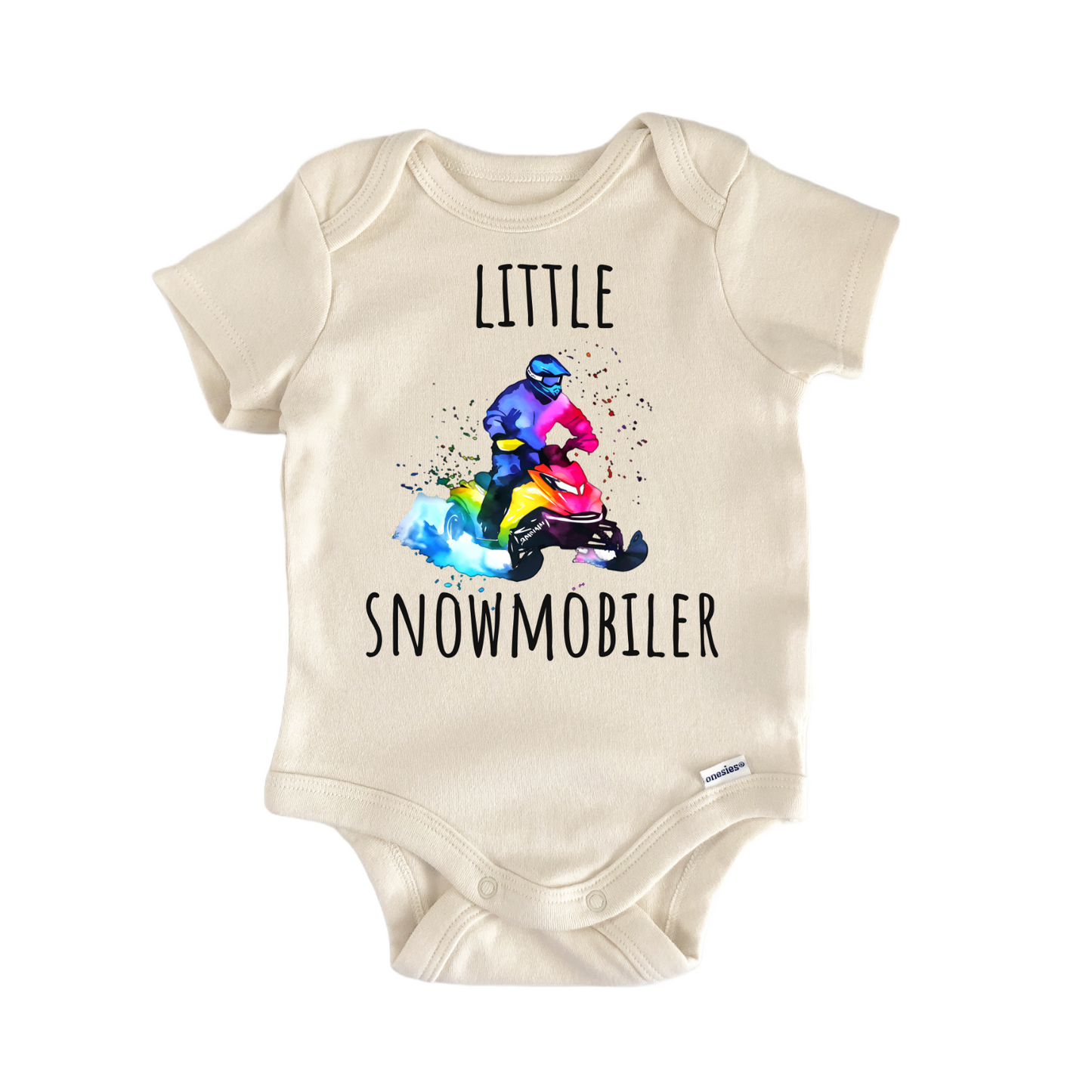 Snowmobile Winter Snow Baby Gift Baby Bodysuit