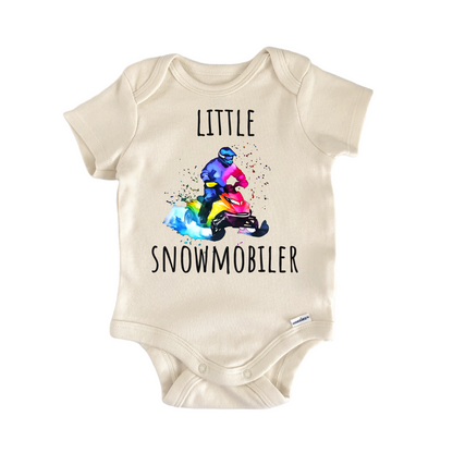 Snowmobile Winter Snow Baby Gift Baby Bodysuit
