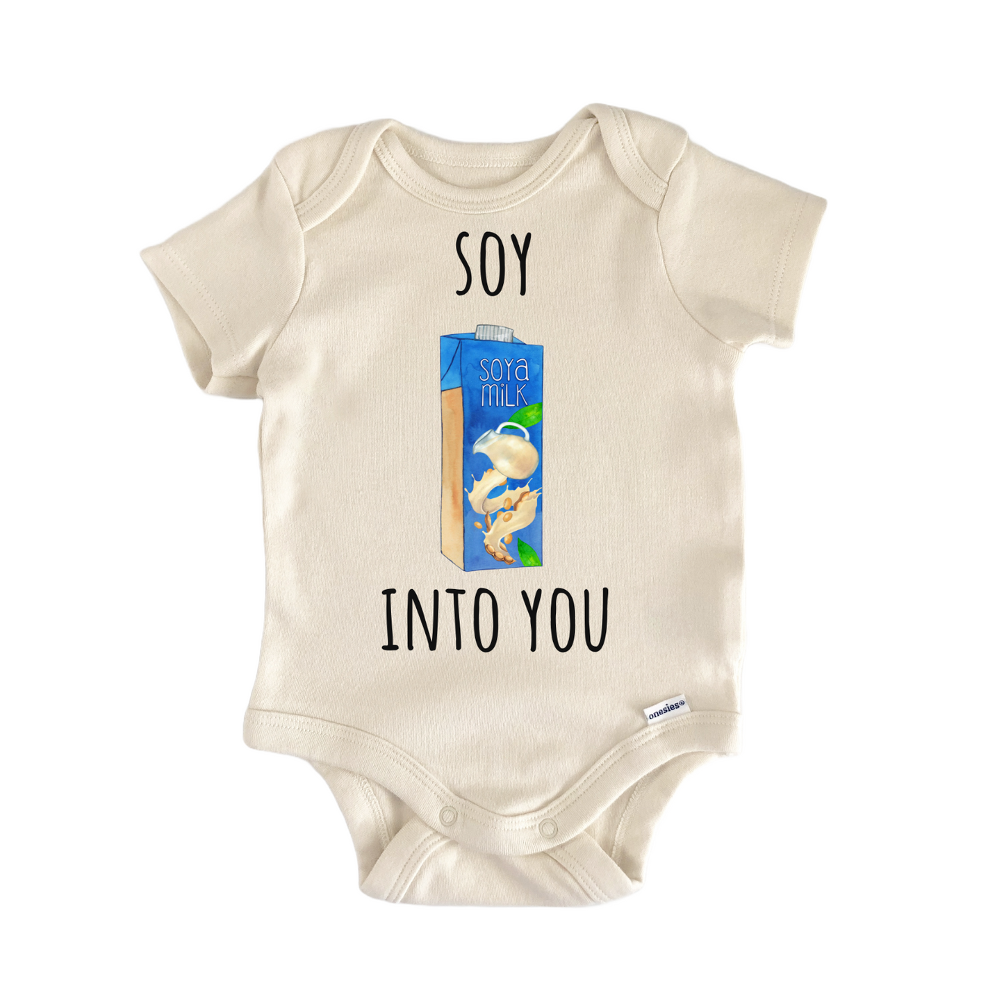 Soy Milk Dairy Drink Baby Gift Baby Bodysuit