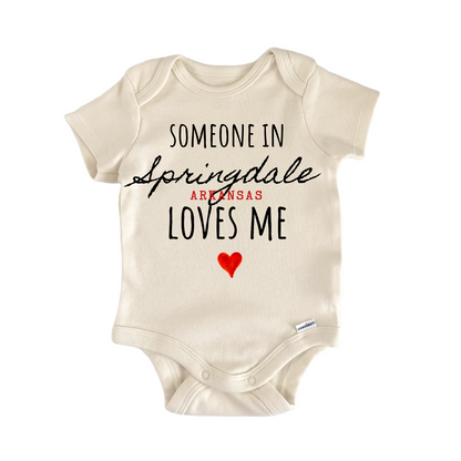 Springdale Arkansas Baby Gift Baby Bodysuit