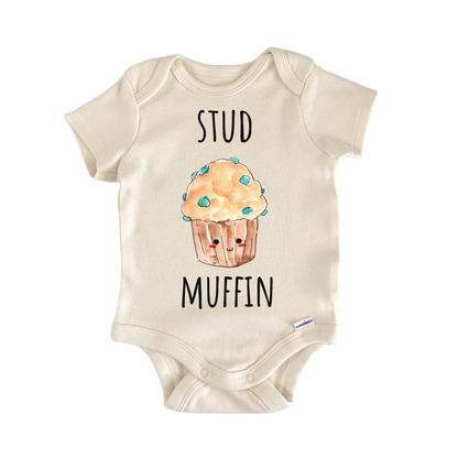 Stud Blueberry Muffin Bakery Baby Gift Baby Bodysuit
