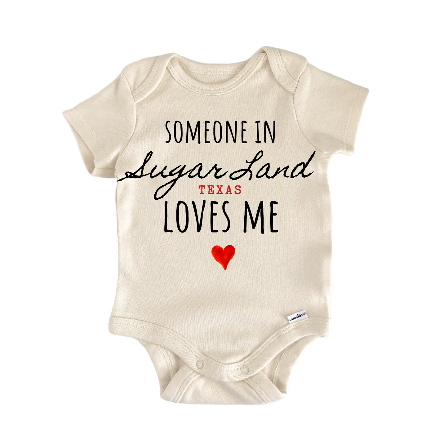 Sugar Land Texas Baby Gift Baby Bodysuit