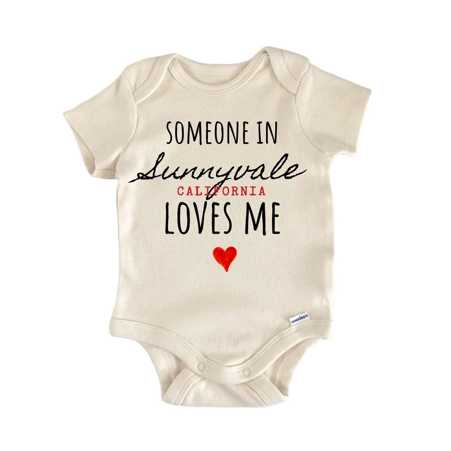Sunnyvale California Baby Gift Baby Bodysuit