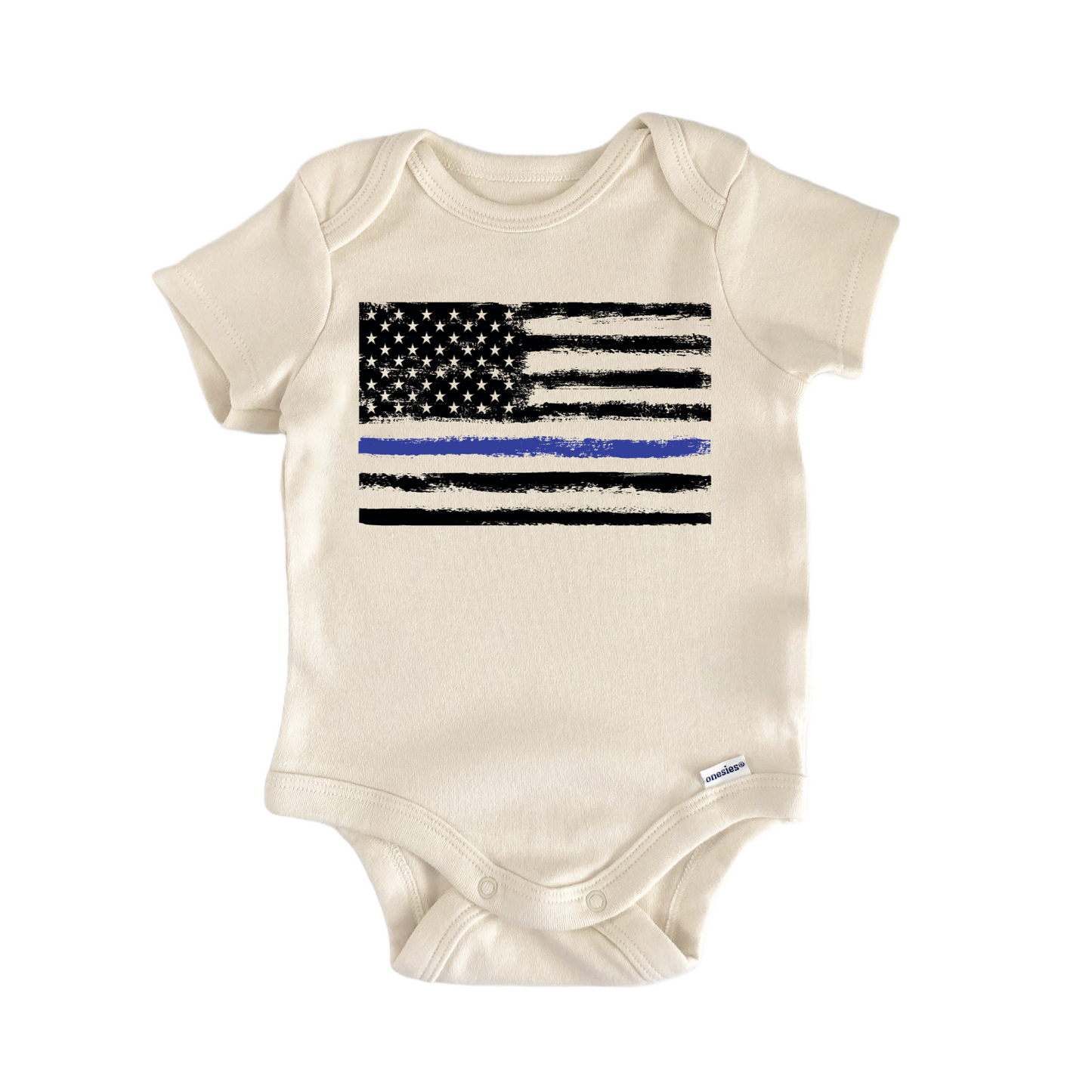 Thin Blue Line Police Law Enforcement Baby Gift Baby Bodysuit