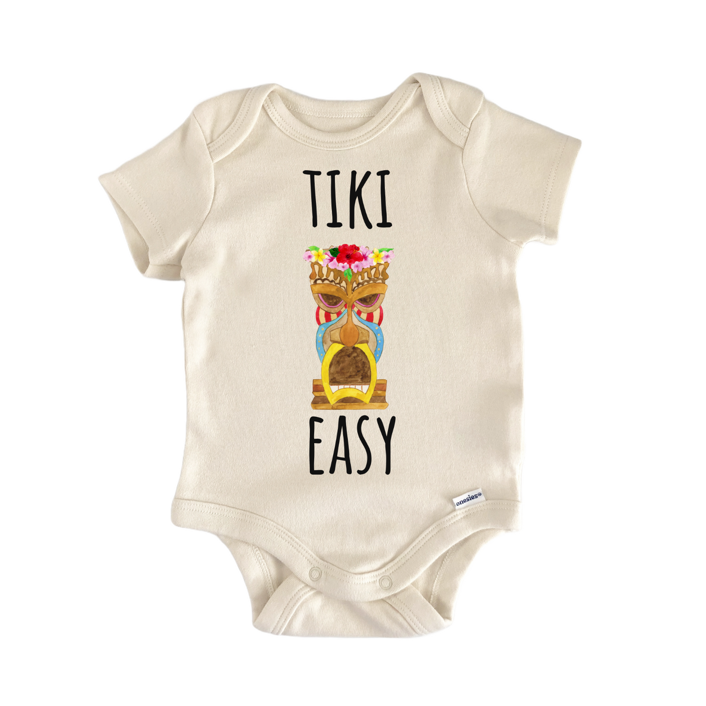 Tiki Hawaii Aloha Tropical Baby Gift Baby Bodysuit