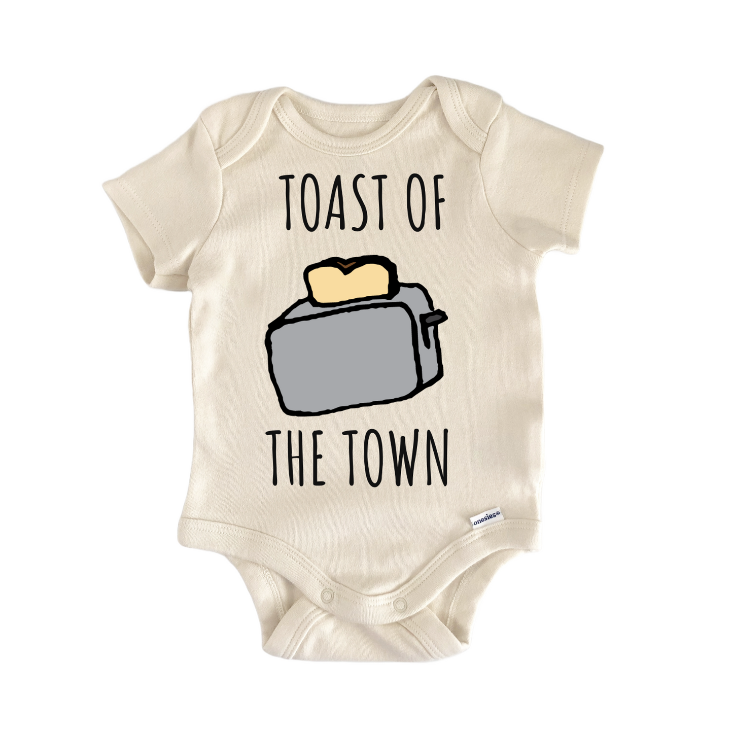 Toaster Toast Breakfast Brunch Baby Gift Baby Bodysuit