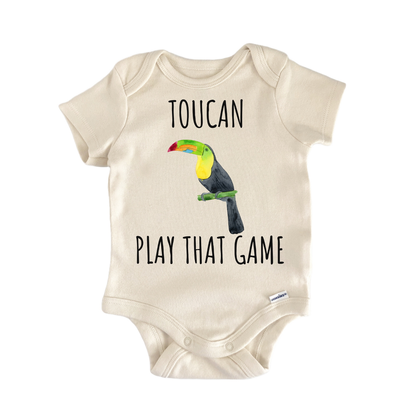 Toucan Exotic Bird Parrot Game Baby Gift Baby Bodysuit
