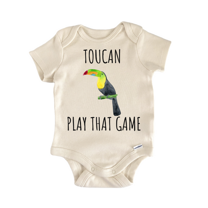 Toucan Exotic Bird Parrot Game Baby Gift Baby Bodysuit