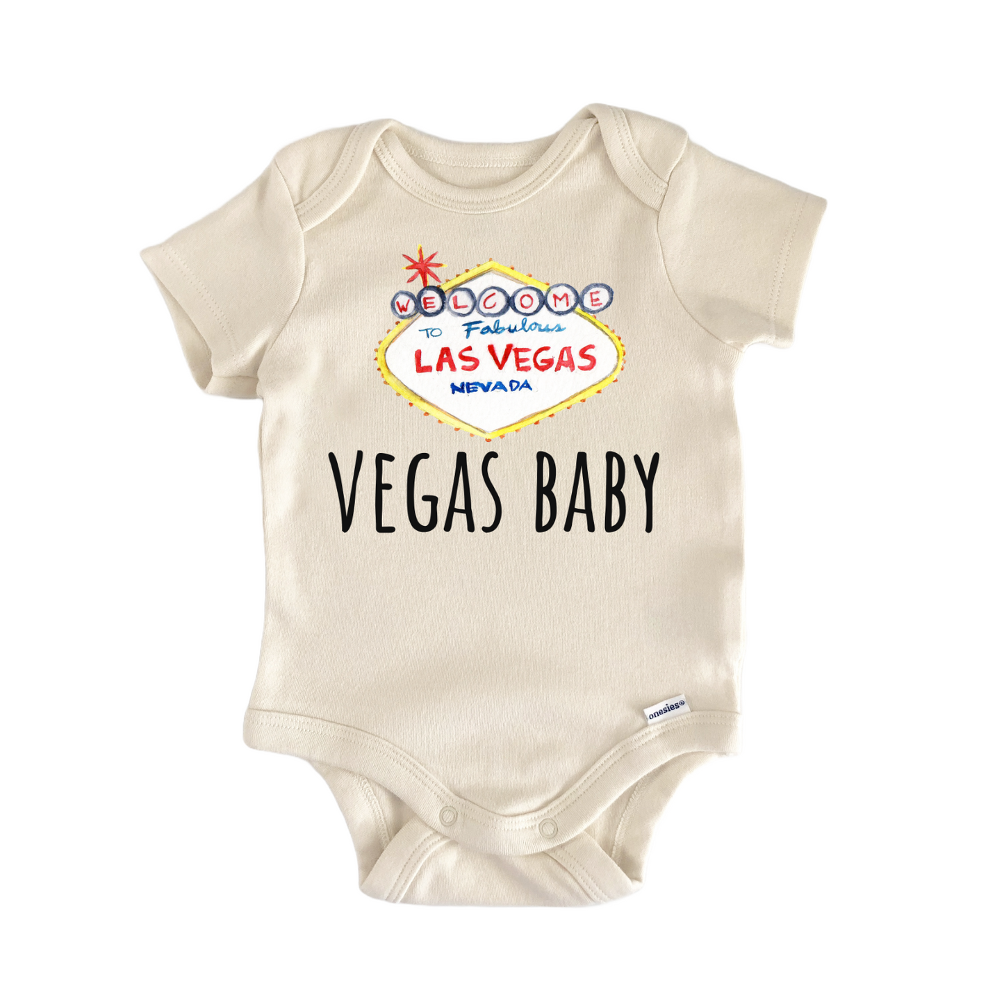Vegas Baby Sign Baby Gift Baby Bodysuit
