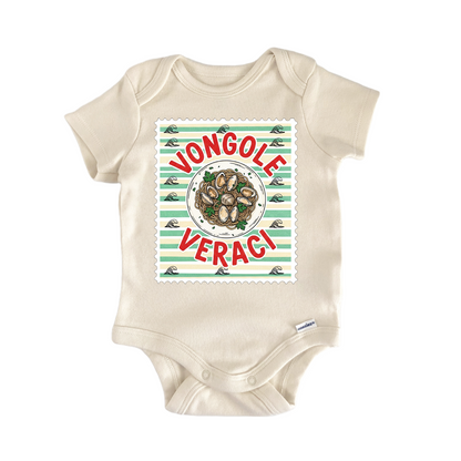 Vongole Veraci Seafood Pasta Baby Gift Baby Bodysuit