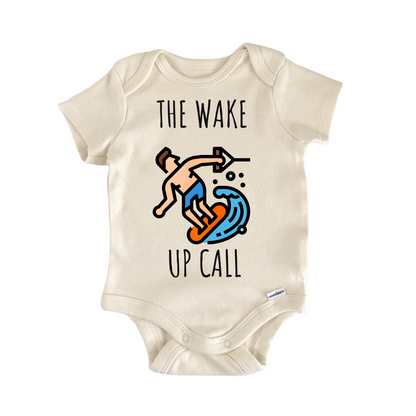 Wakeboarding Wakeboard Water Boat Baby Gift Baby Bodysuit