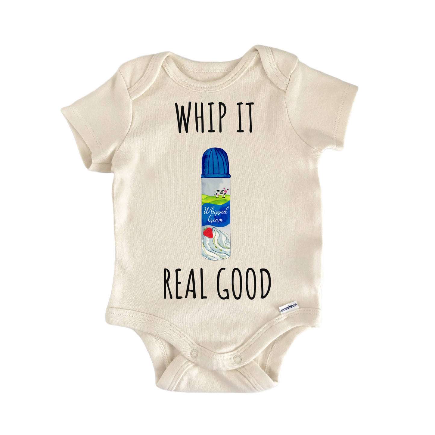 Whipped Cream Dairy Milk Baby Gift Baby Bodysuit