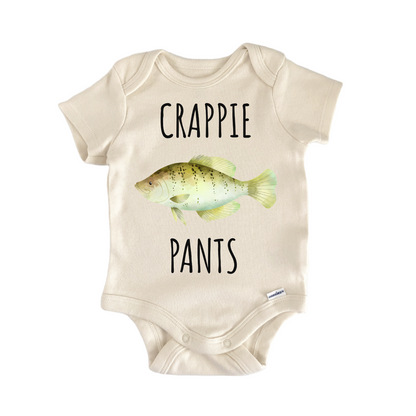 White Crappie Pumpkinseed Fish Freshwater Fishing Baby Gift Baby Bodysuit