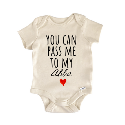 Abba Announcement Baby Gift Baby Bodysuit