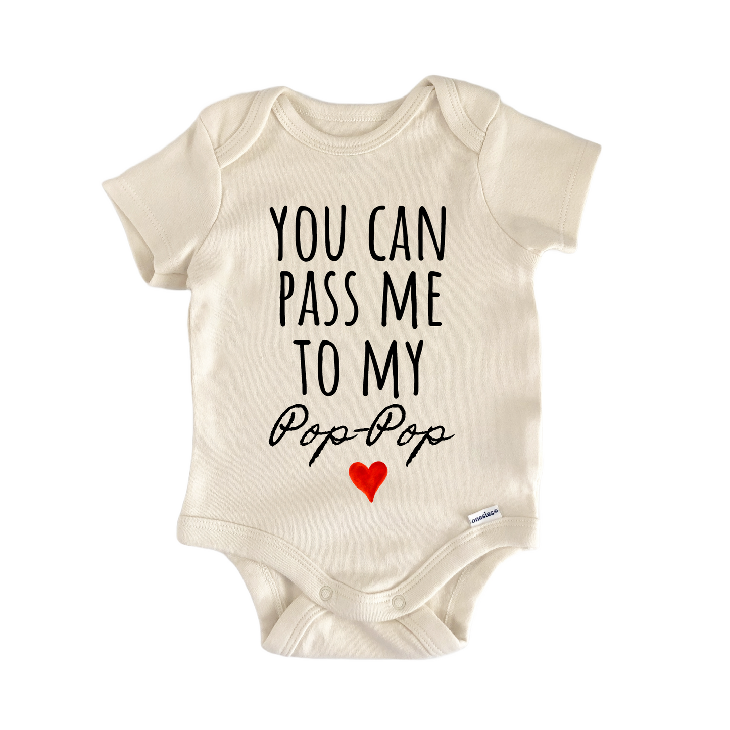 Poppop Announcement Baby Gift Baby Bodysuit