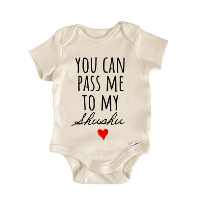 Shushu Announcement Baby Gift Baby Bodysuit
