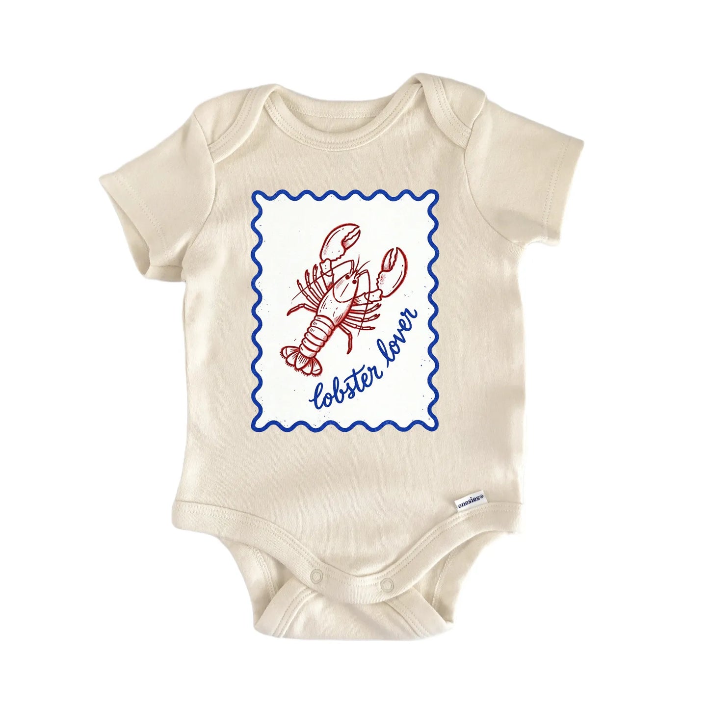 Lobster Lover Stamp Baby Gift Baby Bodysuit