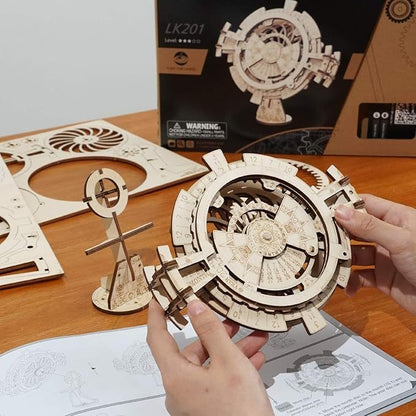 ROBOTIME 3D Puzzles Perpetual Calendar Wooden Model Kits Brain Teasers Sets LK201