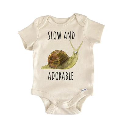 Slow Snail Baby Gift Baby Bodysuit