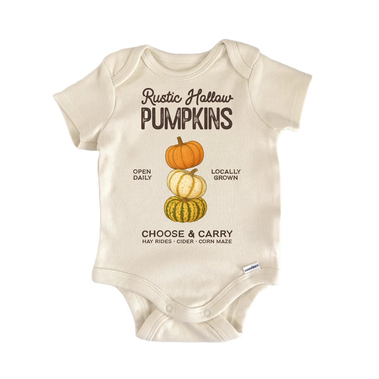 Pumpkin Picking Fall Patch Baby Gift Baby Bodysuit