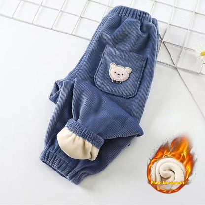 Fashion Corduroy Casual Pants Boys And Girls