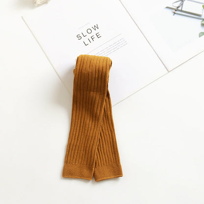 Double Needle Candy Colored Baby Leggings