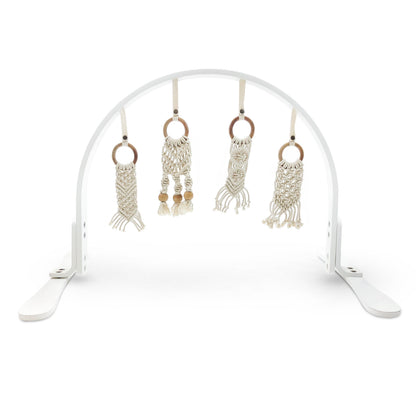 Macrame Lounge Mat & Play Gym Bundle