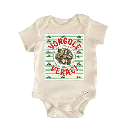 Vongole Veraci Seafood Pasta Baby Gift Baby Bodysuit
