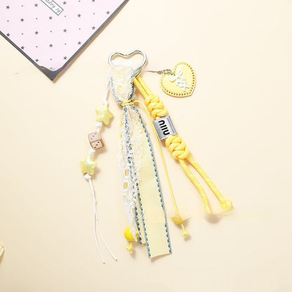 Leather Lemon Women's Bag Pendant Small Fresh Keychain Ornaments
